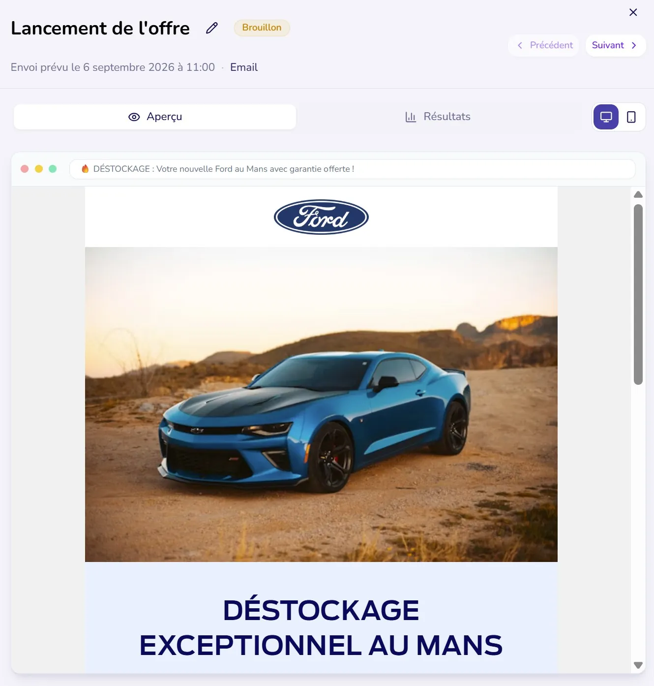 Email marketing